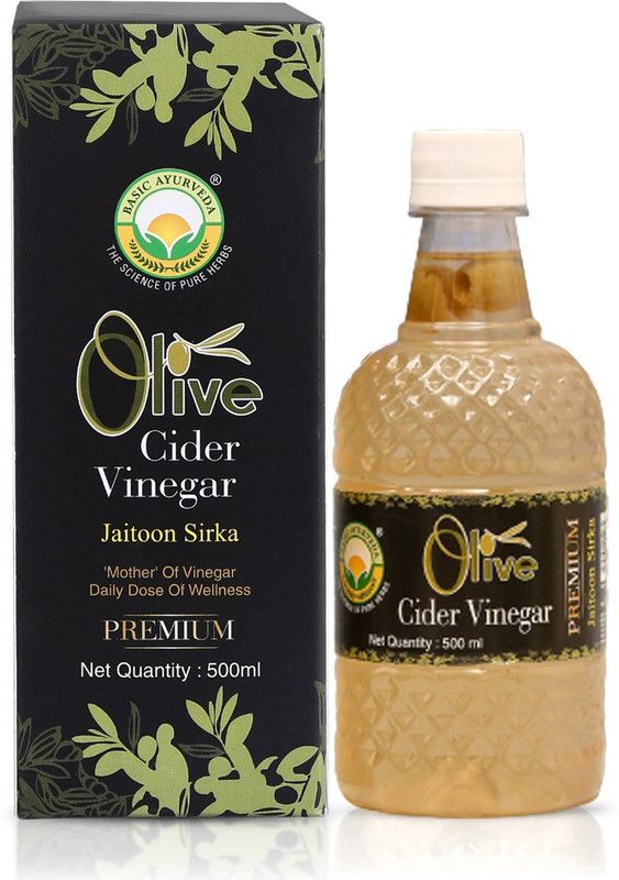Basic Ayurveda Olive Cider Vinegar Premium Vinegar  (450 ml)