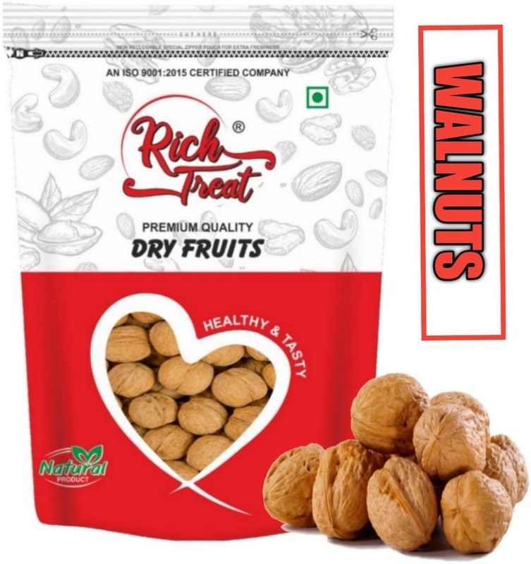 Rich Treat Premium Inshell Akhrot Walnuts  (250 g)