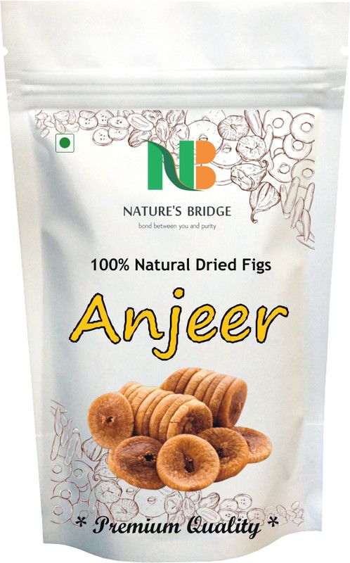 Nature's Bridge Anjeer Jumbo Sized - 900 Gm / Dry Figs / Figs / Premium Quality Big Size Anjeer Figs  (400 g)