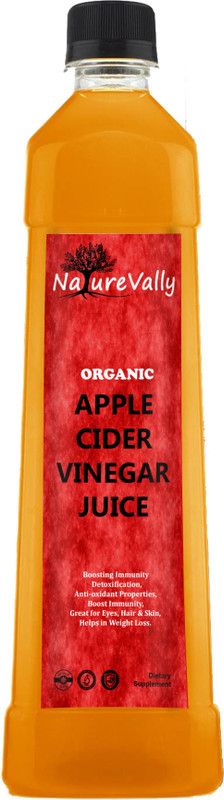 NatureVally Organic Apple Cider Vinegar with mother for weight loss (SA356) Vinegar  (1000 ml)