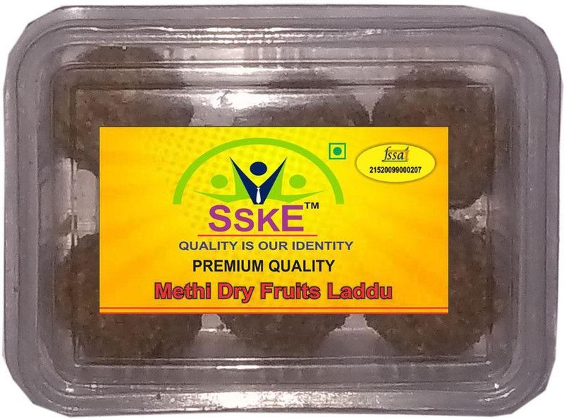 SSKE Methi Dry Fruits Laddu 200 g Box  (200 g)