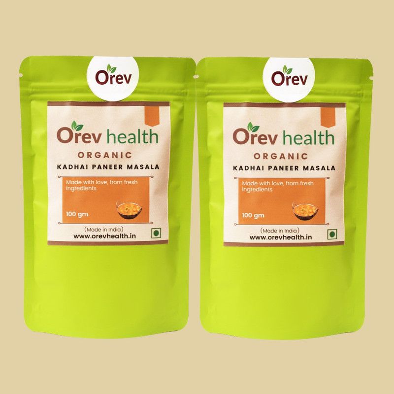 Orev Pack of 2 - Kadhai Paneer Masala each of 100gm  (2 x 100 g)