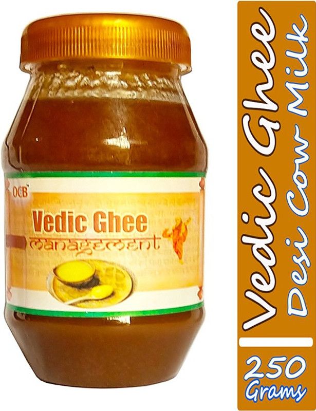 OCB Vedic Ghee Organica Cow Ghee | Organic | Pure & Natural Ghee 250 g Plastic Bottle