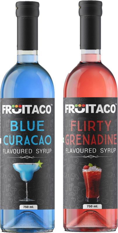 fruitaco FBC-09 Blue Curacao  (750 ml, Pack of 2)