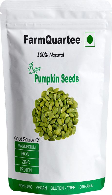 FarmQuartee Raw Pumpkin Seeds Loaded Protein and Fibre Rich Superfood for Boost Immunity Pumpkin Seeds  (200 g)