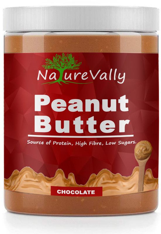 NatureVally Chocolate Peanut Butter 400g | Non GMO Peanut Butter| Rich in Protein 400 g