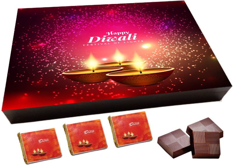 RUN TOY HAPPY DIWALI(41), Special 6pcs Chocolate Gift Box, (6 Cavity) Truffles  (6 Units)