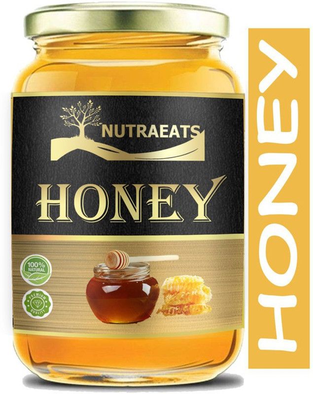 NutraEats Raw Honey Unprocessed Unpasteurized Pure natural organic honey for weight loss (HG19)  (1000 g)
