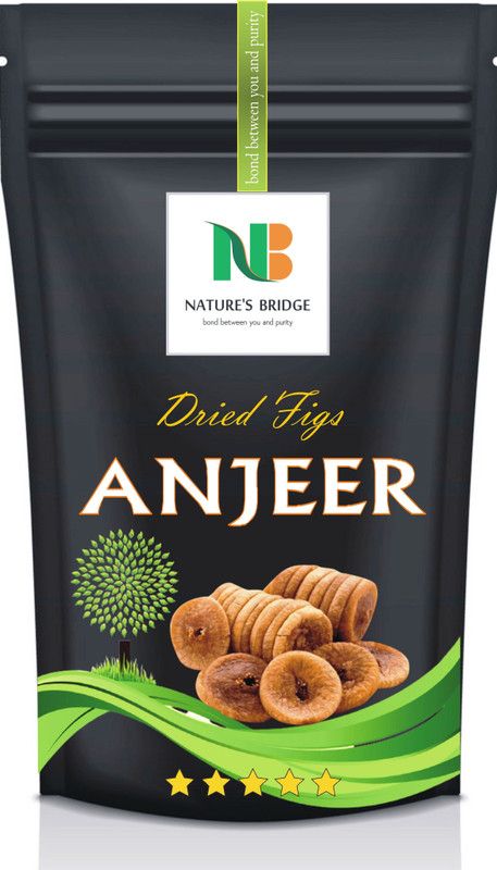Nature's Bridge Premium Quality Dry Figs | Anjeer | Dried Figs | Anjir -250 Gm Figs  (250 g)