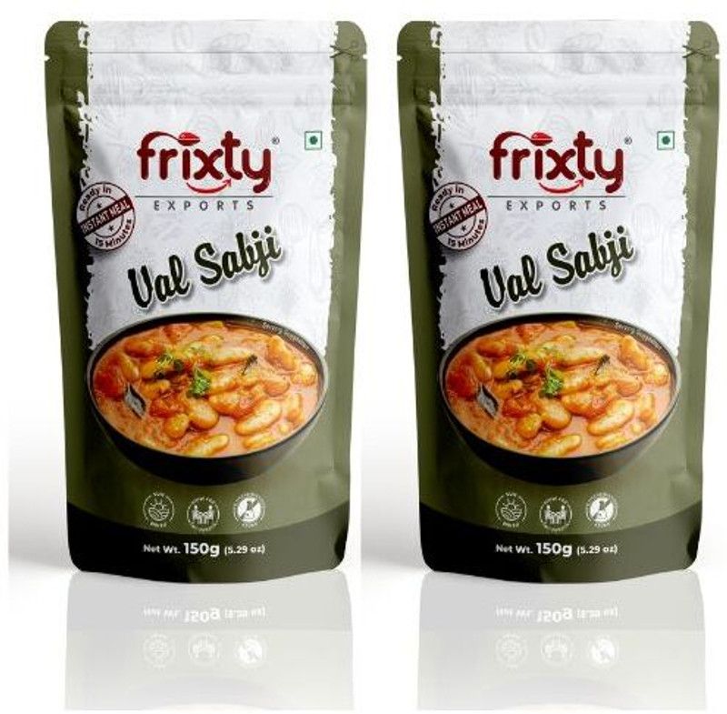 Frixty Exports by FRIXTY EXPORTS Frixty Ready to cook Val Sabji(700 gm after cooking) SunDried Food- pack of 2 150 g