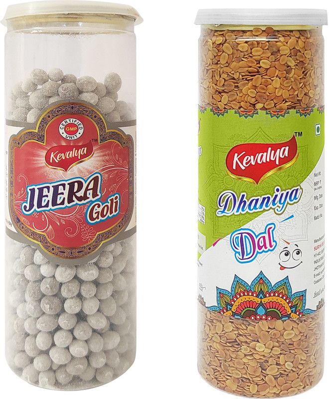 KEVALYA AAM ROCHAK & Dhaniya Dal (Digestive) | Pack of 02| Jeera goli, Fennel Seeds Sour Candy  (2 x 200 g)