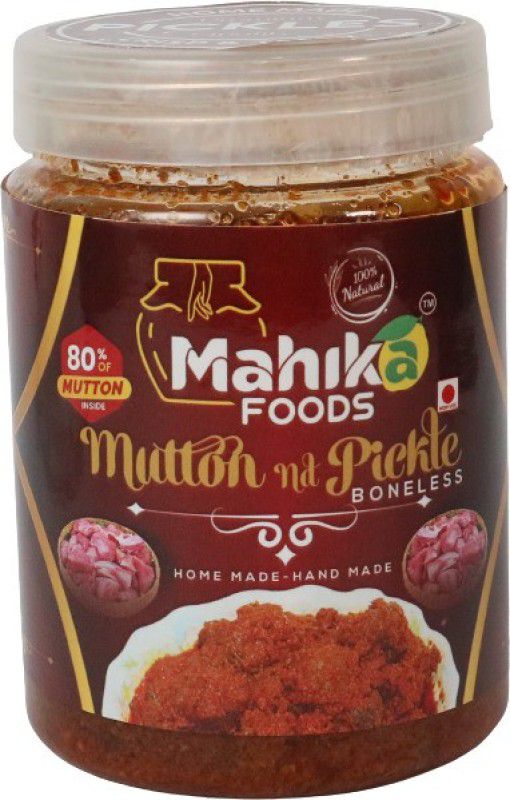 mahika foods BONELESS MUTTON PICKLE HOME MADE AND HANDMADE, 100% NATURAL Mutton Pickle  (250 g)