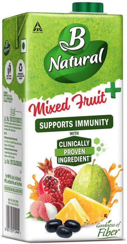 B Natural Mixed Fruit+ Juice  (1 L)