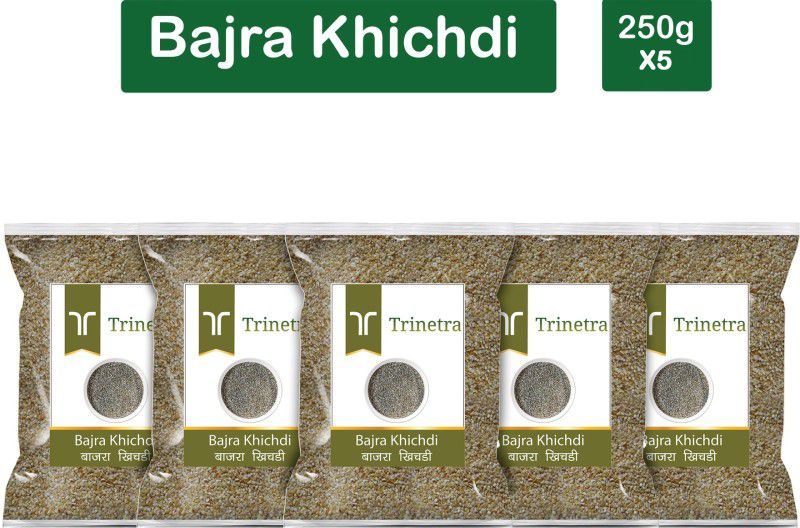 Trinetra Best Quality Bajra Khichdi (Pearl Millet Khichdi)-250gm (Pack Of 5) Pouch  (5 x 250 g)