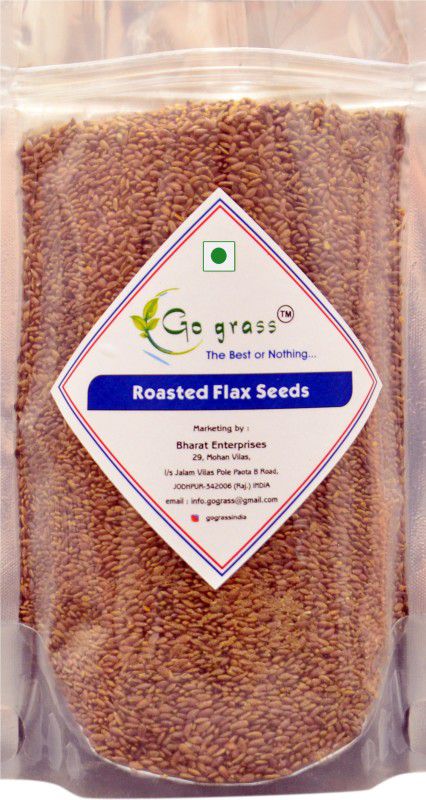 GO GRASS Roasted Flax Seeds Roasted Flax Seeds  (900 g)