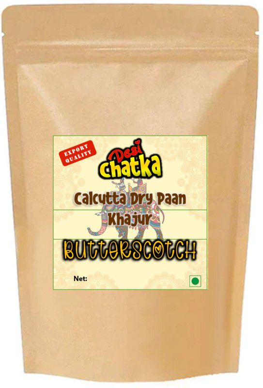Desi Chatka Calcutta Dry Paan with Khajoor Butter Scotch Flavor 500 g Butter Scorch Mouth Freshener  (500 g)