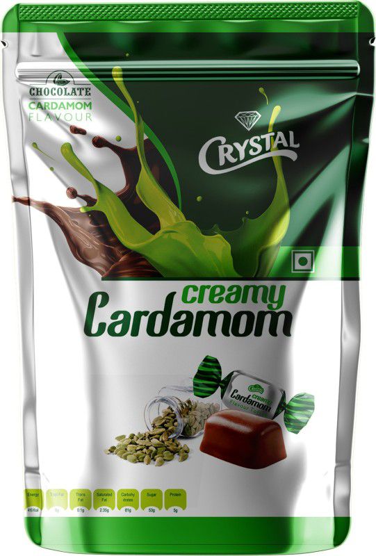 CRYSTAL Creamy Cardamom 100 Toffee for Birthday Chocolate Gift Hamper Family Pack Cardamom Toffee  (700 g)