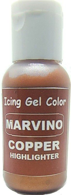 Marvino Special Icing Gel Color (Copper Highlighter Gel Color) Brown  (20 g)