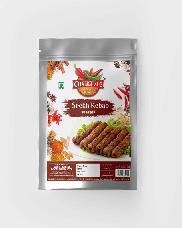 Changezi's Seekh Kebab Masala From Jaipur Natural & Fresh  (200 g)