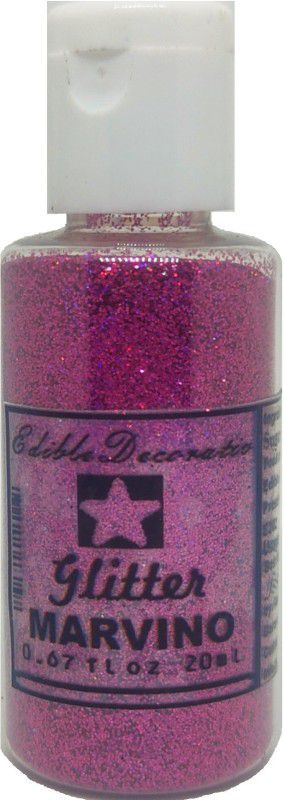 Marvino Glittering Shiner Dust HIGHLIGHTERS EDIBLE SHINING DUST edibles for cake pastries fondants icecreams cookies Edible Glitter for Cakes, Ice Cream, Whipcream, Pastries, Makeup, Art and Craft (White) Glitters  (20 g)