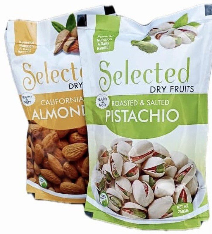 loveraj 2 combo of Pistachios and almond both of (750-750g) 31 Pistachios and almond Pistachios, Almonds  (2 x 750 g)