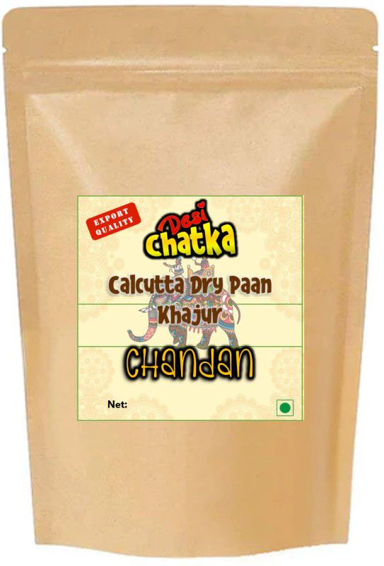 Desi Chatka Calcutta Dry Paan with Khajoor Chandan Flavor 250 g in a pouch Chandan Mouth Freshener  (250 g)