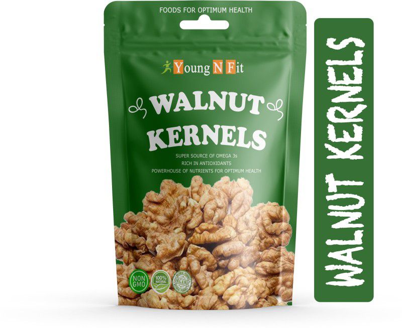 Young N Fit California Walnut Kernels ( Akhrot Giri ) (Pro) Walnuts  (200 g)