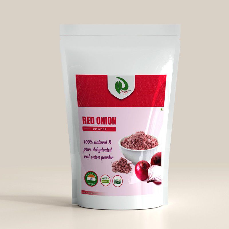 Dryfii Dehydrated Organic Red Onion Powder (1 KG) Natural, Pure Vegetarian Spices & Easy Cooking Essentials  (1 kg)