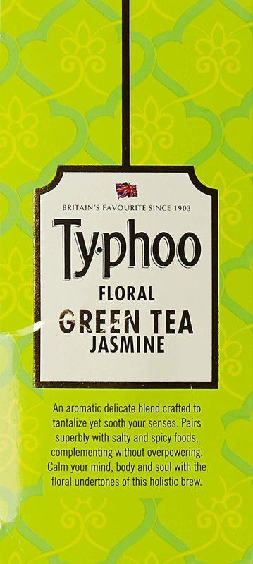 typhoo Green Jasmine Herbs Jasmine Tea Bags Box  (25 x 1 Bags)