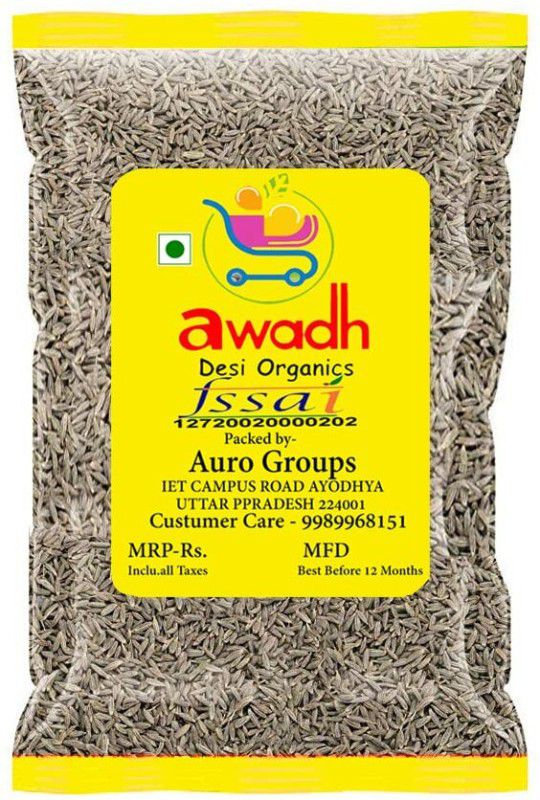 Awadh Organic Pure Natural Jeera Whole Cumin Seed  (200 g)