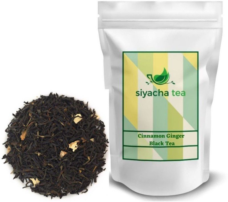 Siyacha Tea Cinnamon Ginger Black Tea Ginger Black Tea Pouch  (100 g)