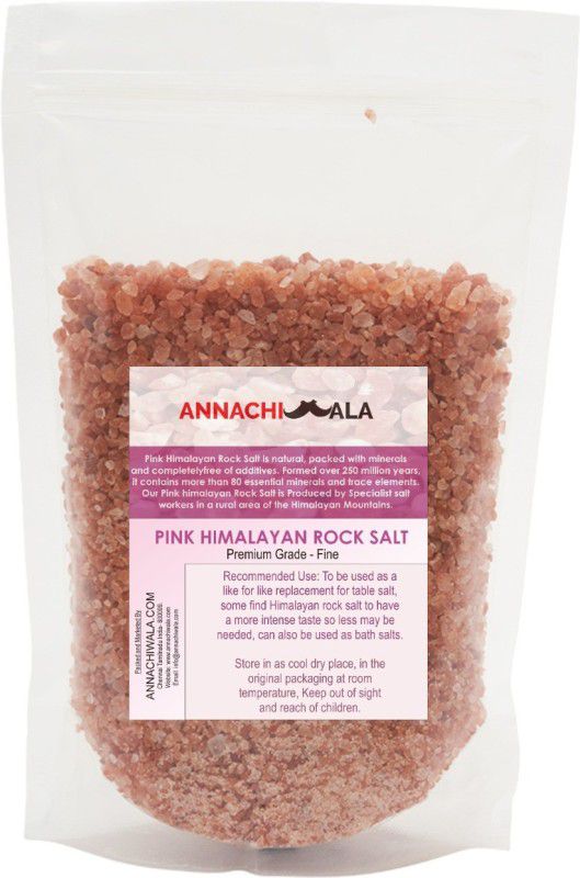 ANNACHIWALA Himalayan Pink Salt 3kg Crystal Premium Quality Organic for weight loss Himalayan Pink Salt  (3000 g, Pack of 3)