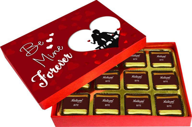 Midiron Birthday Chocolate Gift | Birthday Gift For Girlfriend | Chocolate Love Gift Fudges  (144 g)