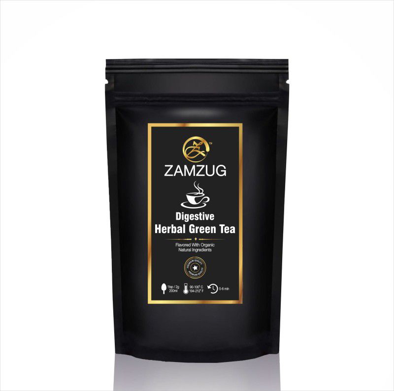 zamzug Classy Digestive Herbal Green Tea Herbs Herbal Tea Pouch  (100 g)