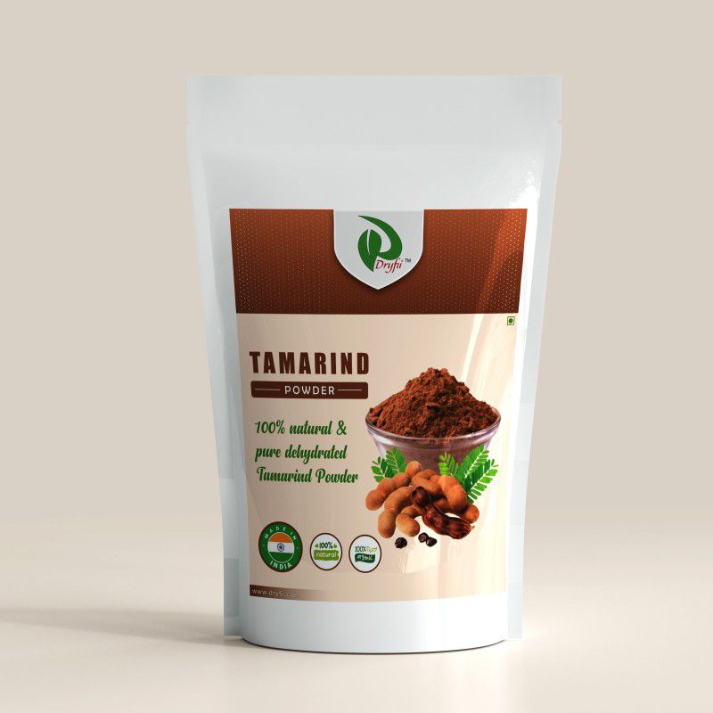 Dryfii Dehydrated, Natural, Organic Tamarind (Imli) Powder (500 gm) Pure Vegetarian Spices & Easy Cooking Essential  (500 g)