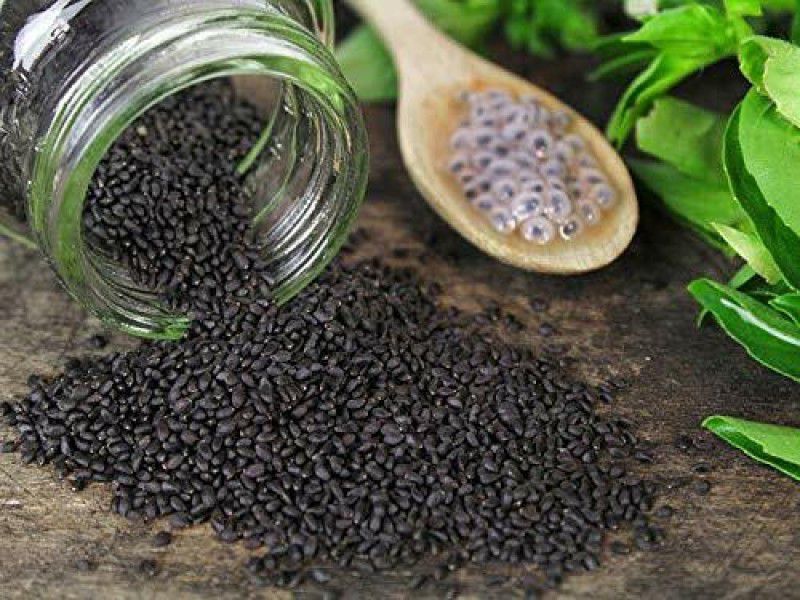 90's MILL Raw Basil Seeds | Tukmaria Seeds | Sabja Seeds Basil Seeds  (250 g)