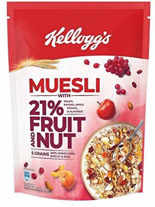 Kellogg's Muesli with 21% Fruit and Nut, 500g (Pack of 2 / Shipping Included By Padela Super Store) Box  (2 x 250 g)