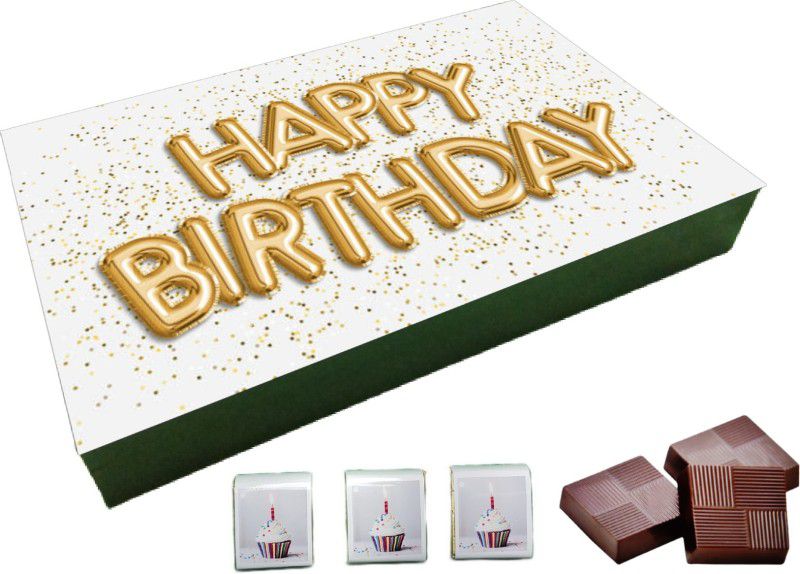 RUN TOY HAPPY BIRTHDAY(30), 12pcs Chocolate Gift Box, (12 Cavity) Truffles  (12 Units)