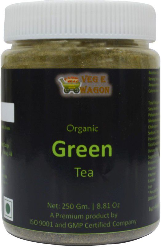 Veg E Wagon Organic Green Tea 250 In Pet Jar Unflavoured Green Tea Plastic Bottle  (250 g)