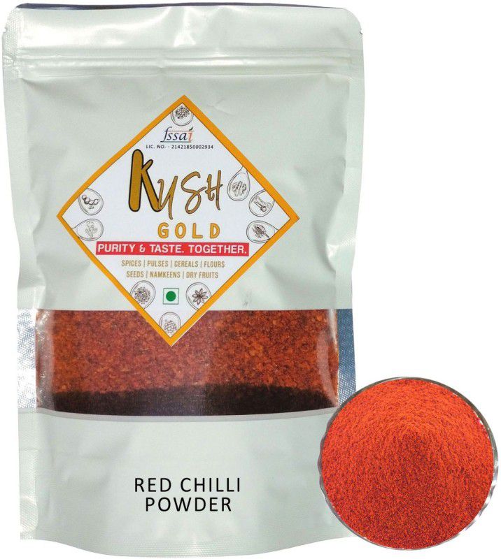 Kush Gold 100% Pure & Natural Red Chilli Powder / Lal Mirch (100% Chemical Free)  (250 g)