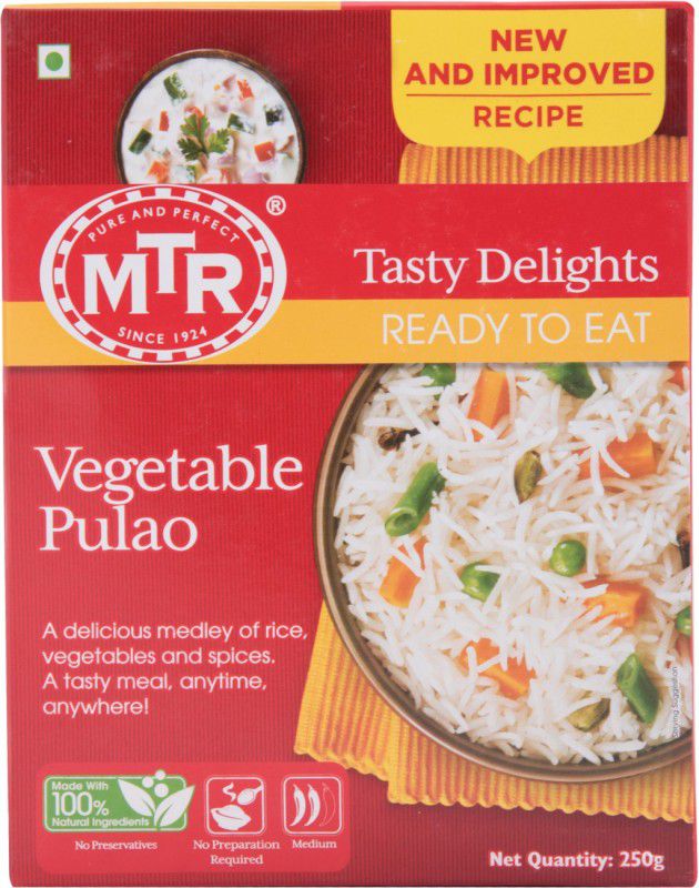 MTR Ready To Eat - Vegetable Pulao 250 g