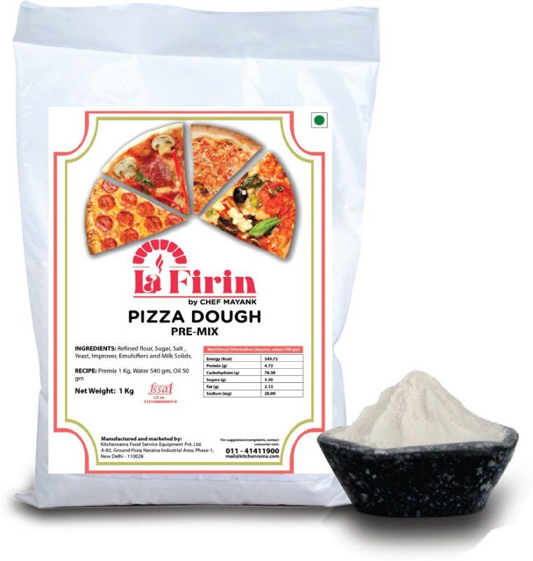 POPCORN&COMPANY Pizza Dough Pre-Mix 1 KG by LaFirin 1 kg