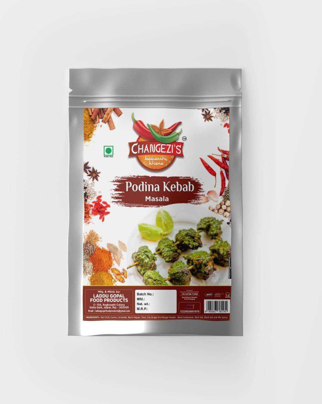 Changezi's Podina Kebab Masala From Jaipur Natural & Fresh  (200 g)