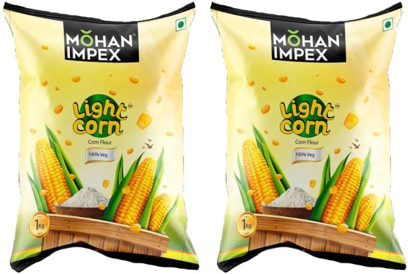 Mohan Impex 1 Kg Corn Flour Powder  (2 x 1 kg)