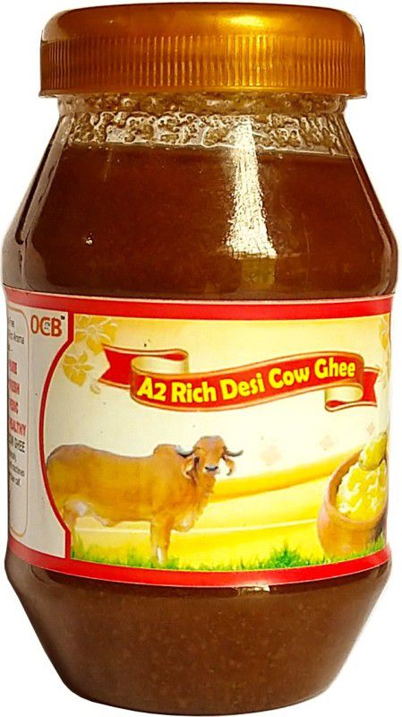 OCB A2 Rich Desi Cow Ghee Gir Cow Cultured Ghee Made from Curd Good Taste Ghee 250 g Plastic Bottle