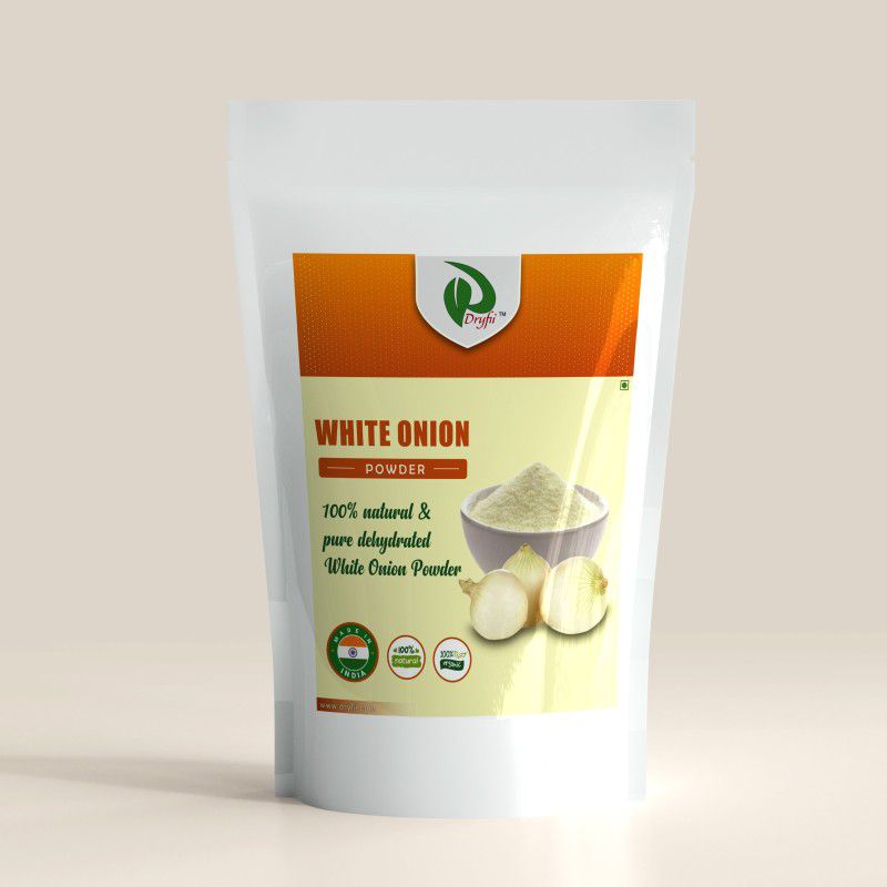 Dryfii Organic Dehydrated Natural White Onion Dehydrated Powder (500 GM) Pure Vegetarian & Easy Cooking Essential  (500 g)