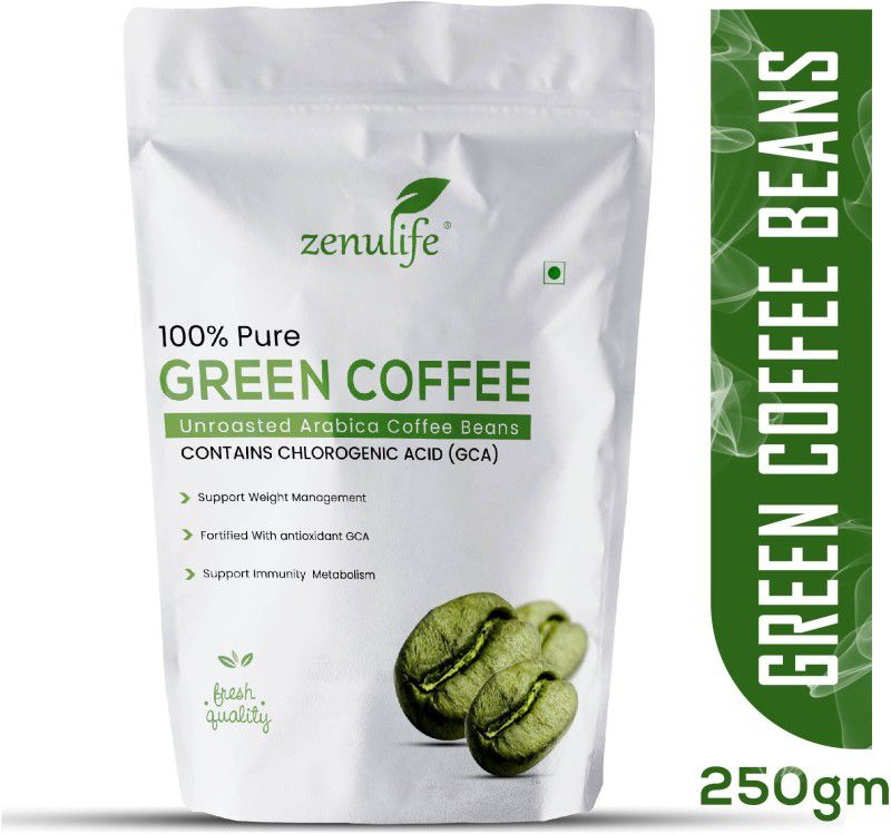 zenulife Green Coffee Beans for Weight Loss Management Coffee Beans  (250 g)