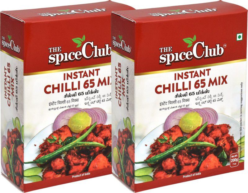 The Spice Club Instant Chilli 65 Masala 200g Box - Pack of 2  (2 x 200 g)