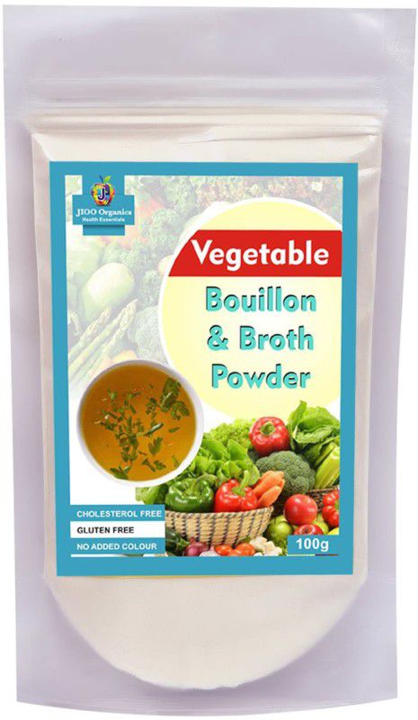 Jioo Organics Vegetable Bouillon & Broth Powder  (100 g)