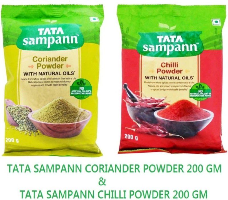 Tata Sampann SAMPANN CORIANDER POWDER & CHILLI POWDER (2*200GM)  (2 x 200 g)